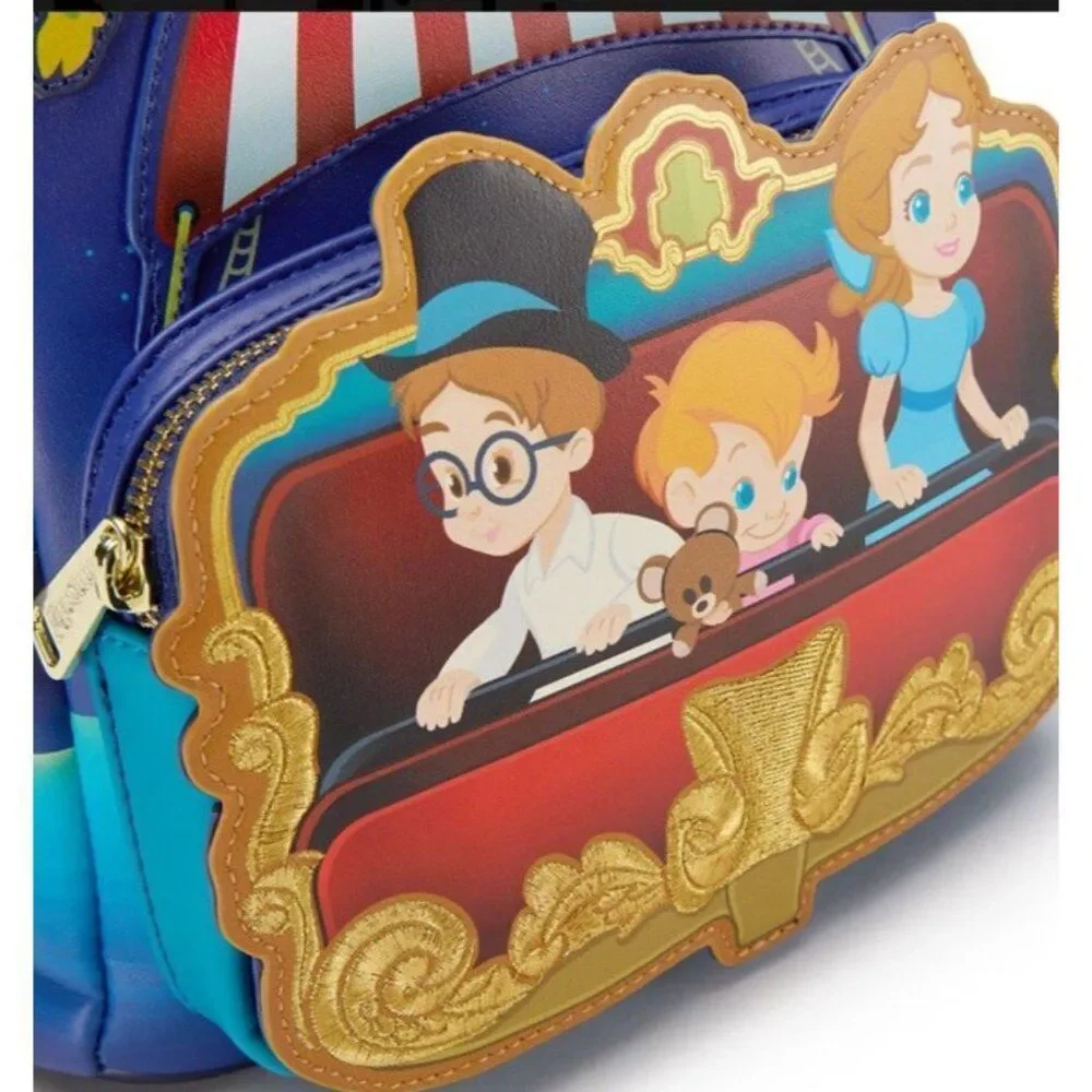 Disney Parks  Peter Pan's Flight Loungefly Mini Backpack NWT
